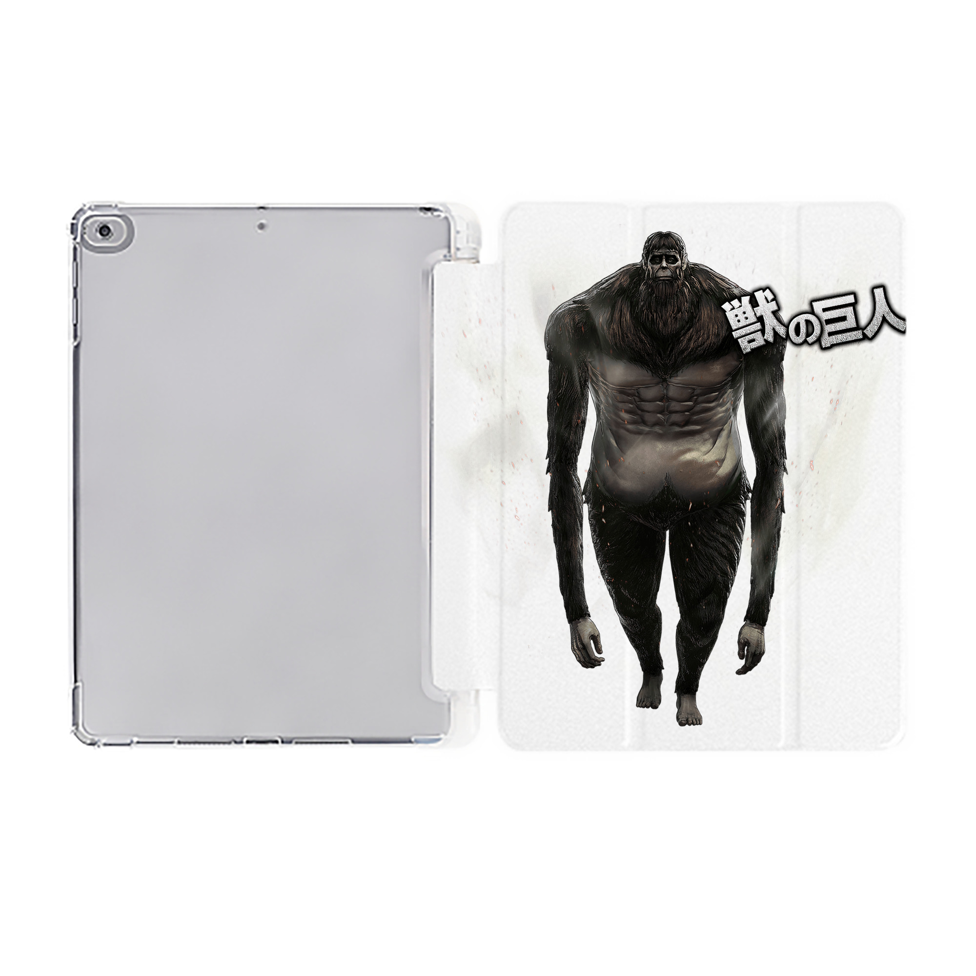 （画像用） 進撃の巨人 Attack on Titan IPad ケース ペン収納付き 三つ折りスタンド PUレザー×シリコン 対応機種9.5/10.5/10.9インチ